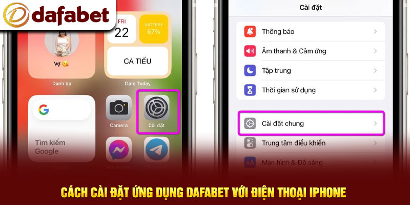 Tải app Dafabet trên thiết bị IOS